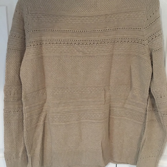 Loft tan sweater. Size medium. - Picture 5 of 6